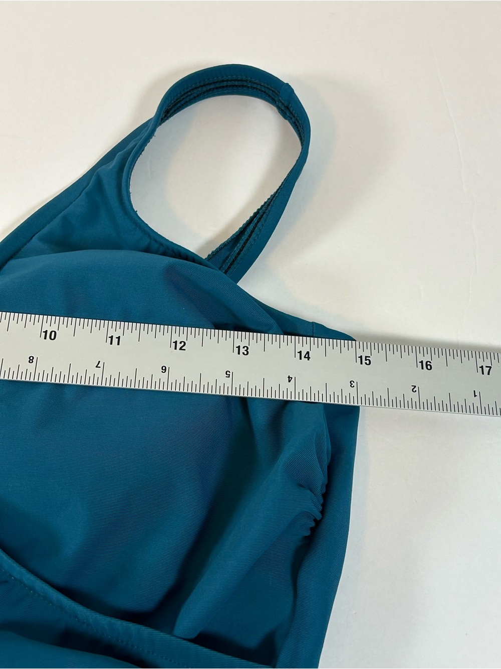 Miraclesuit Teal One-Piece Swimsuit with Wrap Front - Picture 9 of 10
